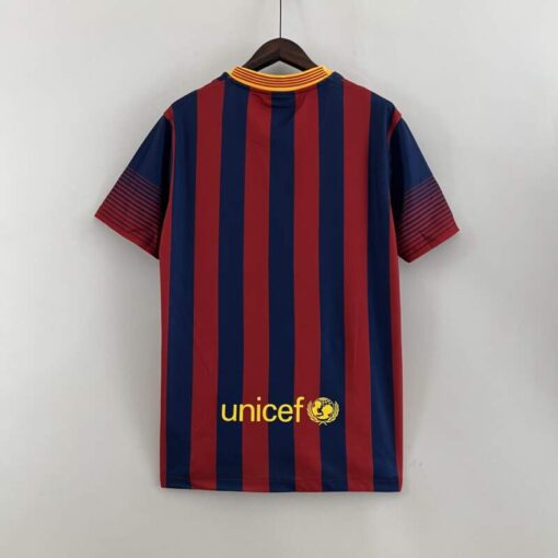 Camiseta Barcelona Retro 2013-2014 primera equipación dorsal.