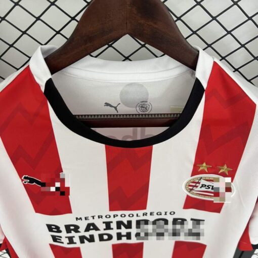 Camiseta PSV Eindhoven Primera Equipación 2025-2026-cuello.