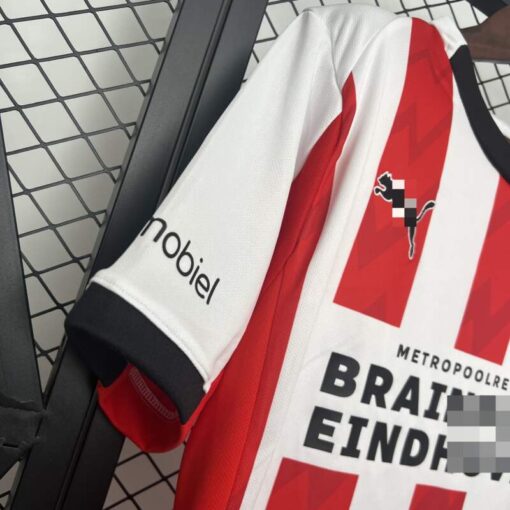 Camiseta PSV Eindhoven Primera Equipación 2025-2026-hombro.