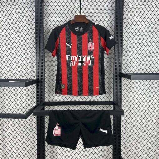 Conjunto Niño AC Milan Primera Equipación 2025-2026